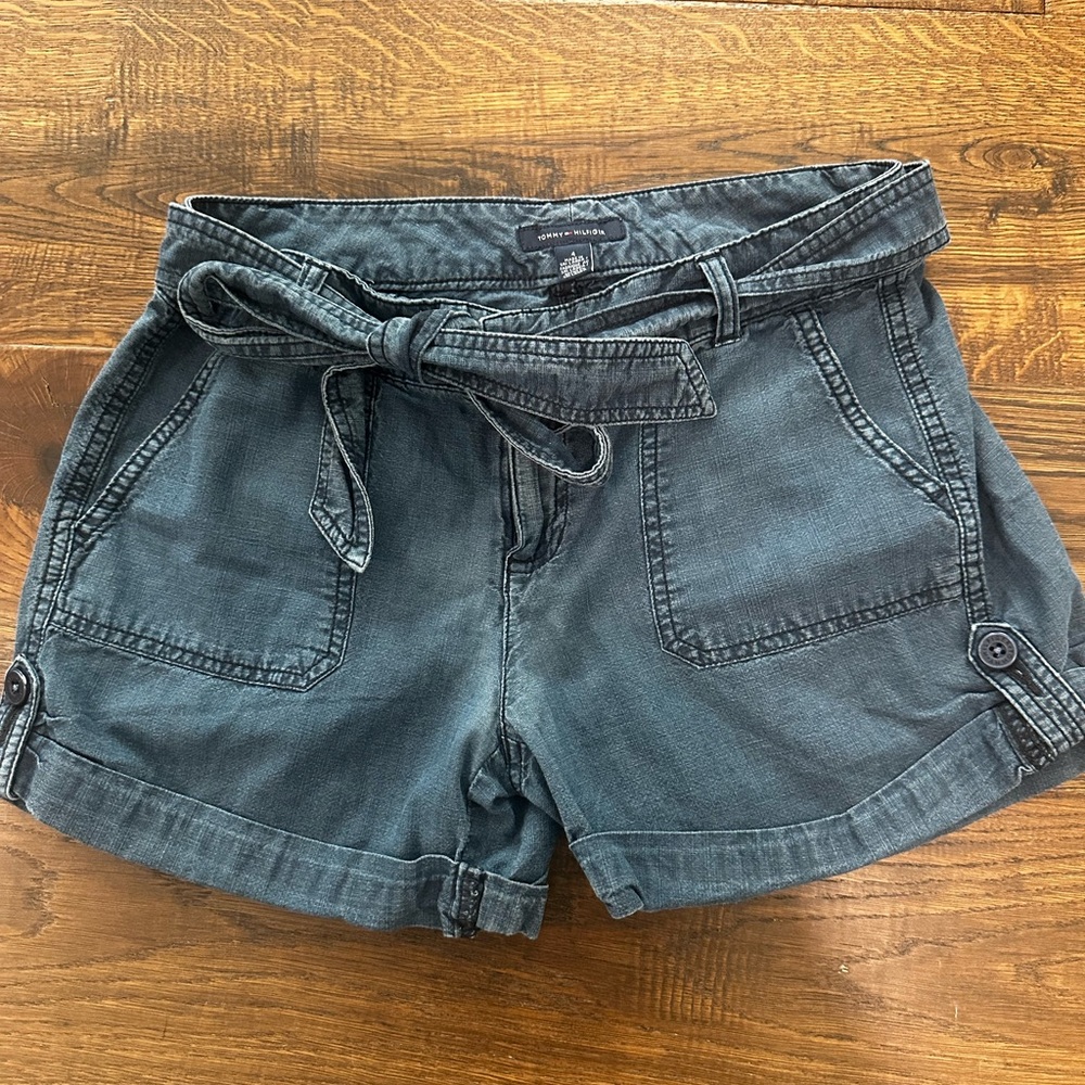 Tommy Hilfiger Dark Blue Women's Cargo Shorts